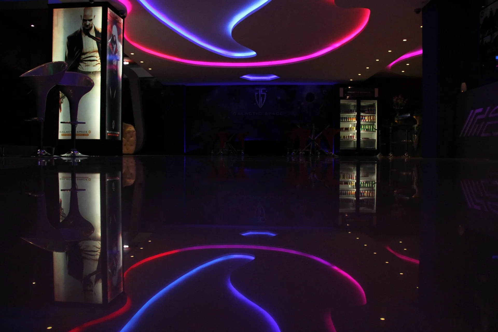 Galactic Space VR arcade interior