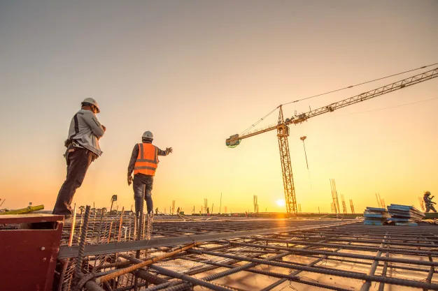 Building construction site